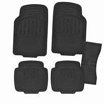 Коврик салона SKYWAY Hot-2 5пр. Полиуретановый Черный (п:72*49см,з:44*48.5см, с:60*26см)